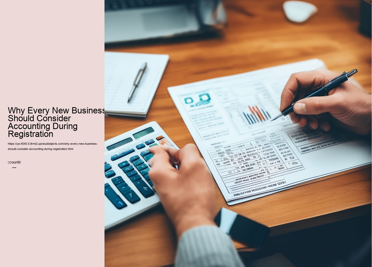 Why Every New Business Should Consider Accounting During Registration